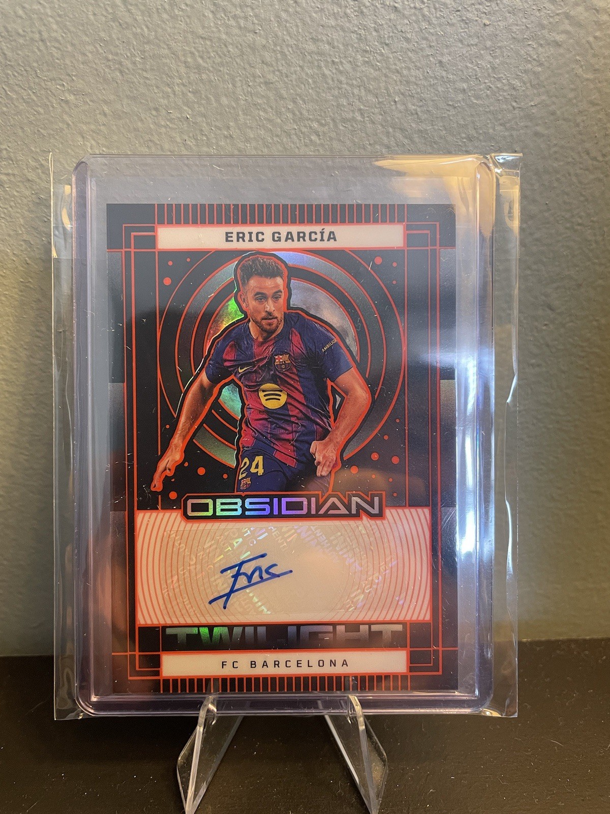Eric Garcia FC Barcelona Obsidian Twilight Autograph Numbered /99