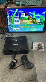 FULLY TESTED WORKING Sega Saturn Video Game Console System Black MK-80000