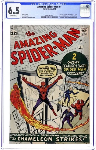 Amazing Spider-Man #1 CGC 6.5 1963 4464262002