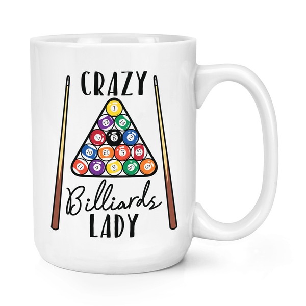 VerrüCkte Billard Damen 426Ml Groß Becher Tasse - Lustig Groß-image