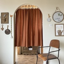Curtain Window Valance Bedroom Living Room Drape Tassels Treatment Panel Decor