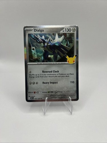 Dialga 103/128 Platinum Rare Holo Pokemon