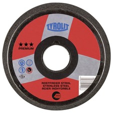 2x Tyrolit Kunstharz Schleiftopf 127/94x51x5/8" A20 M4 B2 PREMIUM Inox