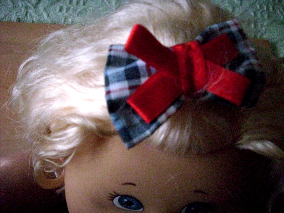 Cabbage Patch Kids Stoff Puppe - Mädchen mit langen blonden Haaren - gebraucht - Bild 4 von 4