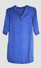 THE LIMITED Women's Blue Short Sleeve Shirt Dress. Size M