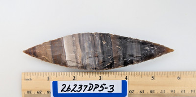 5.5'' Double Point Spearhead - Ax - Knife - Pow-Wow - Hand Knapped Agate