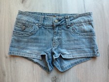 Vintage Y2K Hydraulic Denim Cutoff Shorts Size 9/10 Festival Boho Beachy Summer