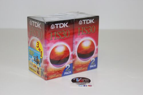 Pack de 4 K7 cassettesVHSC TDK HS30 neuf - Picture 1 of 3