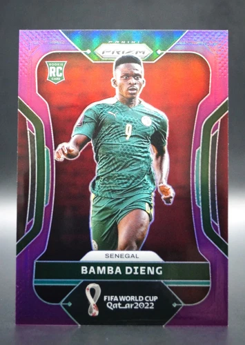 2022 Panini Prizm FIFA World Cup Quatar Soccer Bamba Dieng RC #/199 Senegal