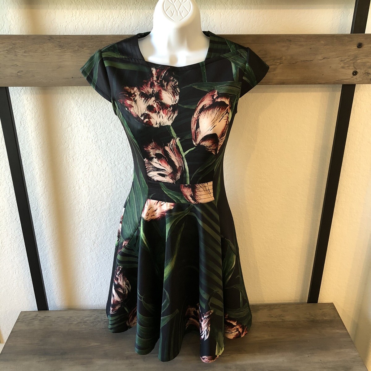 Ted Baker London Dress Sew In Love Fit & Flare Skater Floral