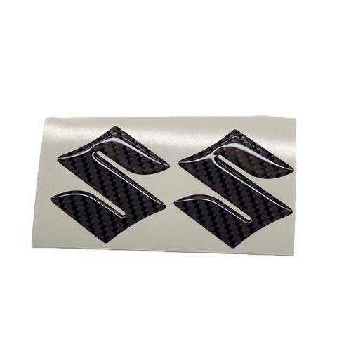 Juego de 2 pegatinas emblema SUZUKI GSXR GSX-R 3D, color BlackCARBON - Imagen 7 de 8