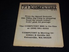 ISSUE 71 COMPUTIST MAGAZINE - FOR USERS OF APPLE COMPUTERS - L 13775