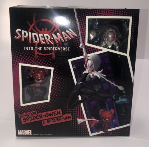 Spider-Man Into the Spider-Verse SV Action Spider-Gwen Spider-Ham *box damage