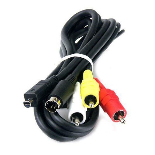 Câble AV Audio Vidéo Pour Sony DCR-HC14 HC36 HC94 HC96 HC1000 - Connexion TV/Moniteur - 1 Mètre
