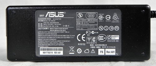 Genuine ASUS AC Power Adapter PA-1650-02, 19 Volt Output, Brick + Cords - Picture 3 of 4