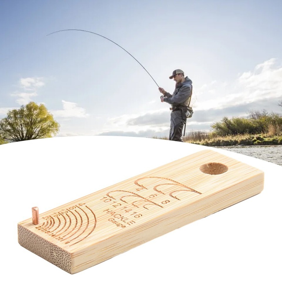 Hook & Hackle Gauge Fly Tying Tool Fishing Fishing Accessories