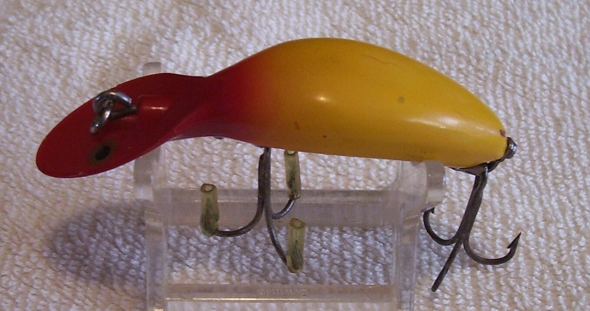 Leurre Vintage Heddon Tadpole Spook 1970s - Bois, Neuf Dans Mauvaise Boîte