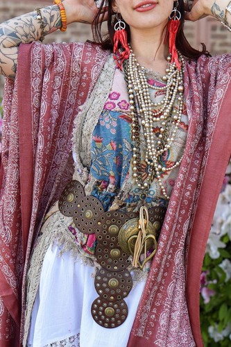 art by Amy Golden Goddess Tiered Layered Pearl Necklace