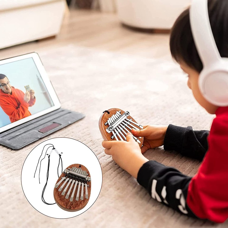 2Pcs Kalimba Thumb Piano 8 Key Thumb Piano Finger Piano Kalimba