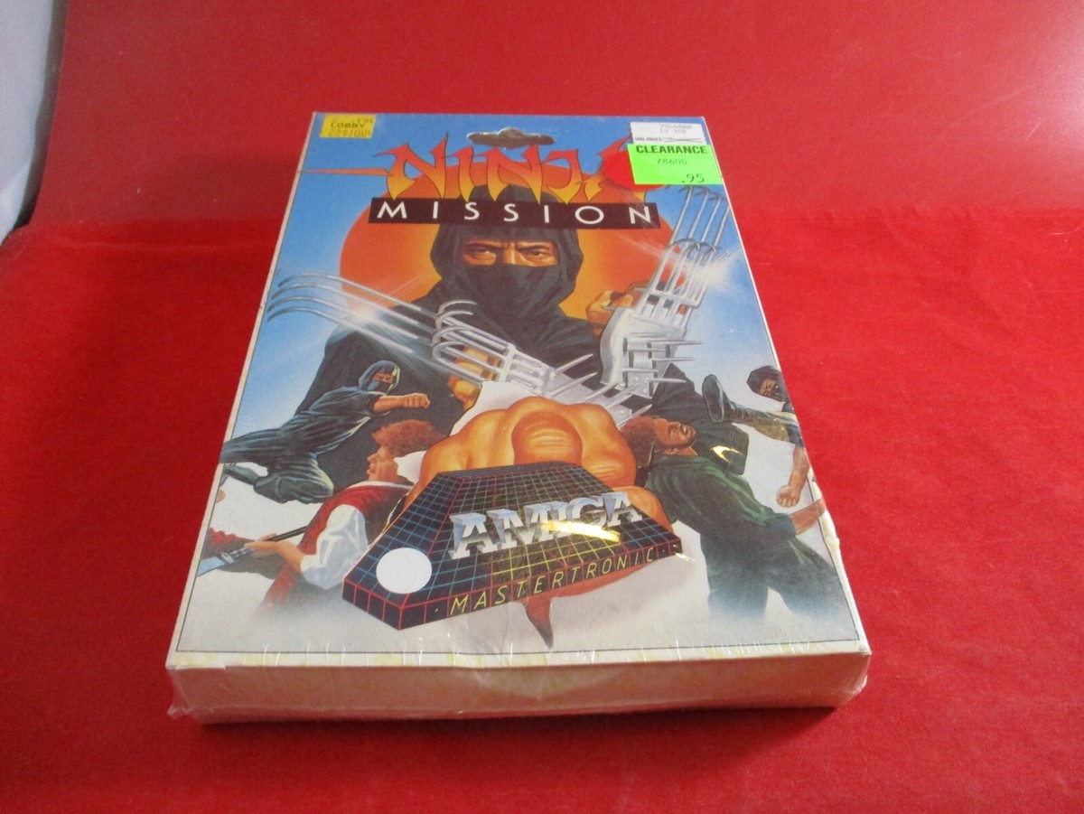 Ninja Mission Amiga Mastertronic **BRAND NEW** Box Sealed! | eBay