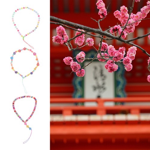 3 Pcs Mobile Phone Chain Lanyard Miss Wristlet Strap Stylish Pattern - 第 1/12 張圖片