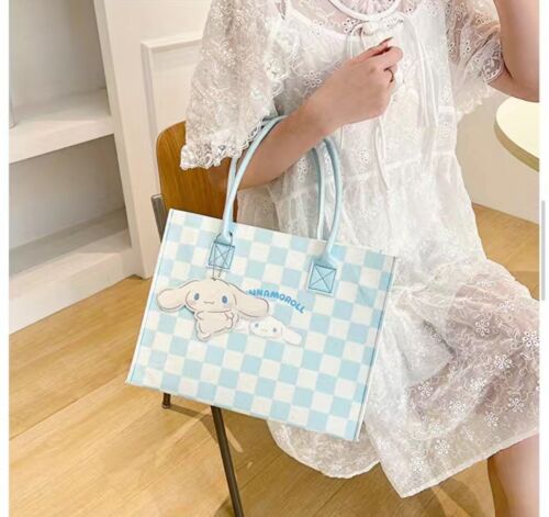 Cinnamoroll Tote Bag Sanrio Miniso Kawaii Blue Reusable - Picture 4 of 9