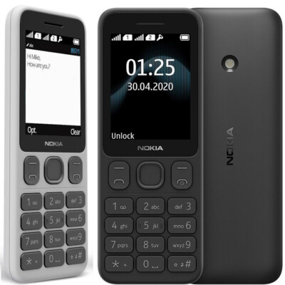 Original Nokia 125 (2020) Unlocked 2G Dual Sim FM Classic Student