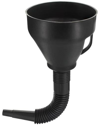Oil Funnel with Hose Gas Funnel Handle Long Flexible Spout Extension With Filter