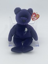 Mint Condition TY Benie Baby 1997 Princess Dianna Bear