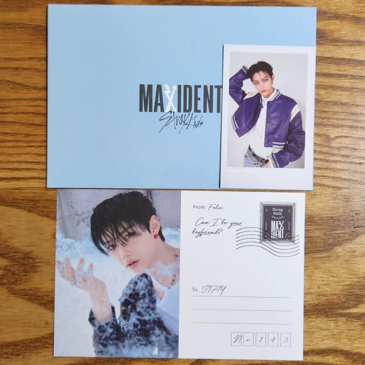 Felix Official Photo Pack Stray Kids Mini Album Maxident Genuine