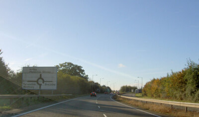 Photo 6x4 Another A43 roundabout Brackley/SP5837 Near Brackley. c2007