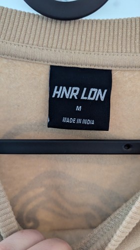 HNR LDN Sudadera Números Ángel Natural Talla Mediana - Imagen 3 de 3