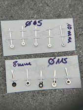 #1171 NOS NEU ORIGINAL CARTIER ZEIGERSATZ ZEIGER HANDS HAND SET SILBER STAHL