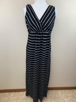 motherhood maternity black maxi dress