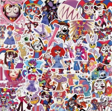 LOT OF 10 The Amazing Digital Circus mix random character TV show stickers
