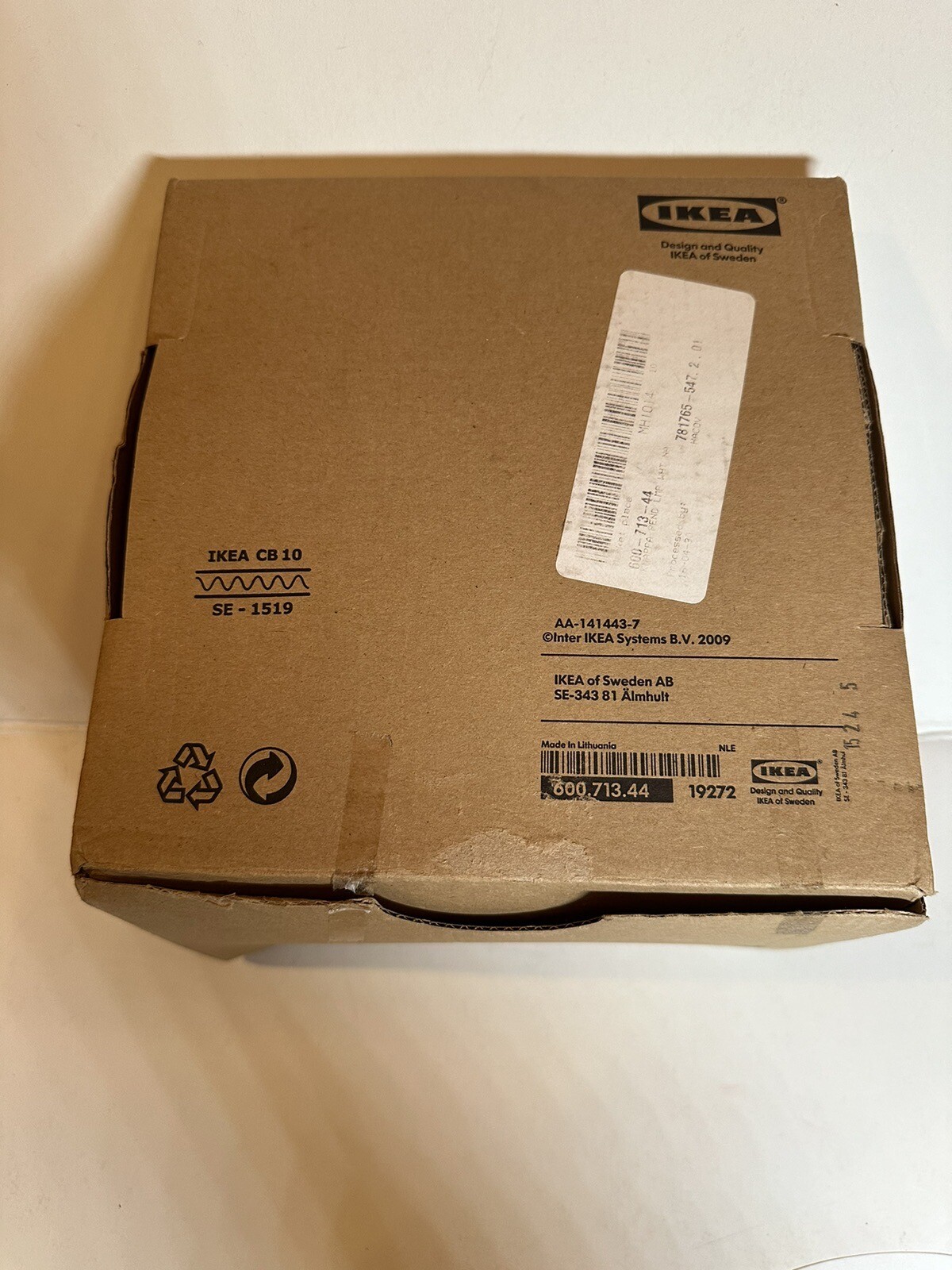 New IKEA KNAPPA White Flower Ceiling Pendant Light Discontinued Open