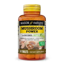 Mason Natural Mushroom Power with 95% EGCG & Matcha - For Optimal Wellness,