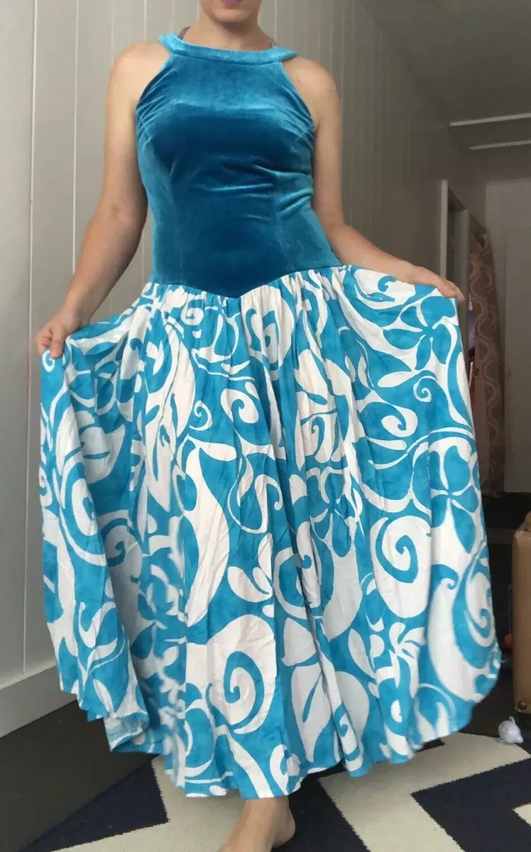 Velvet hula cheap dress