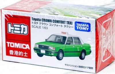 Takara Tomy Tomica Toyota Crown Comfort Hong Kong NT Taxi 1/63 | eBay