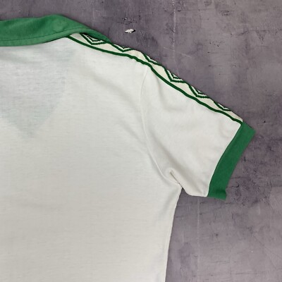 Short Vintage Celtic FC Umbro - Années 80 - Nylon Blanc - Taille 26 Pouces (enfant) - Angleterre