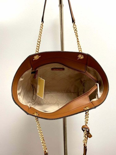 Bolso de hombro Michael Kors Jet Set grande cadena de viaje marrón - Imagen 5 de 7