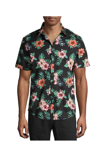 Short Sleeve Button-up Shirt Large 