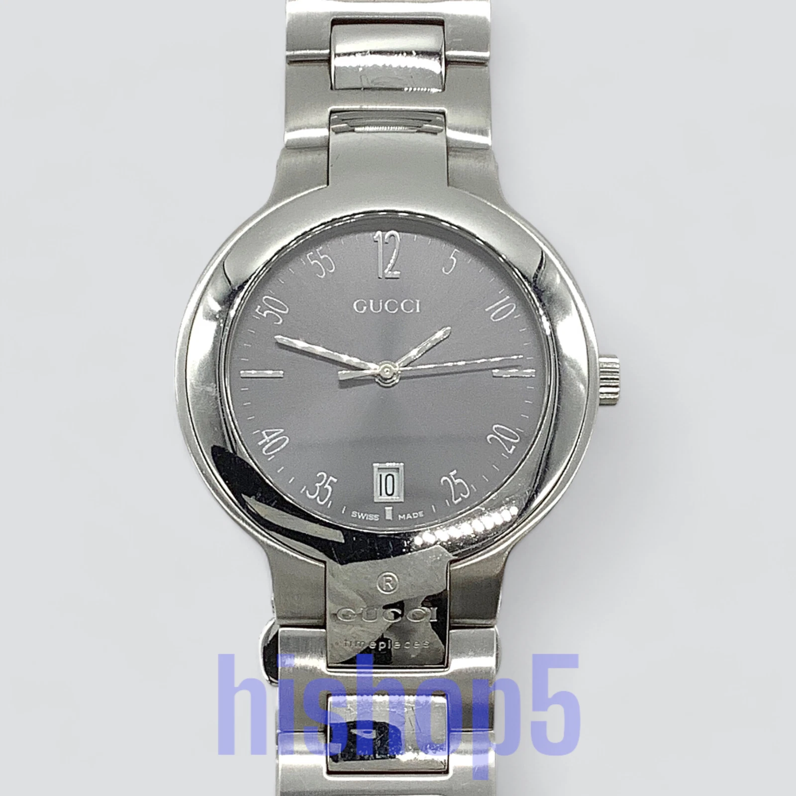 Montre Gucci 8900M 35 mm homme noir x argent quartz du Japon