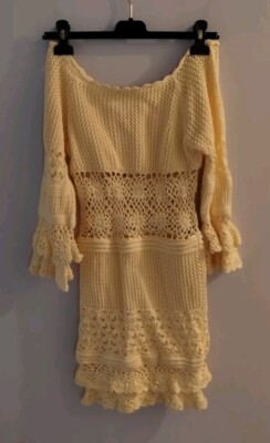 white christmas dresses Orion Crochet Cotton Dress main image 0