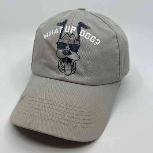 Disney Unisex What Up Dog Hat Beige 