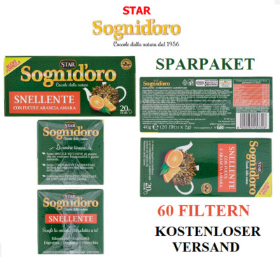 SLIMMING HERBAL SOGNI D'ORO STAR BODY BALANCE INFUSION KAMILLE 60 FILTER