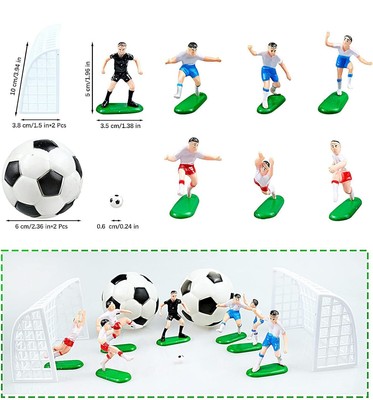 40-teiliges Fußball-Kuchenschmuck Set – Perfekte Torten-Deko Für Kindergeburtstage & Fußball-Partys