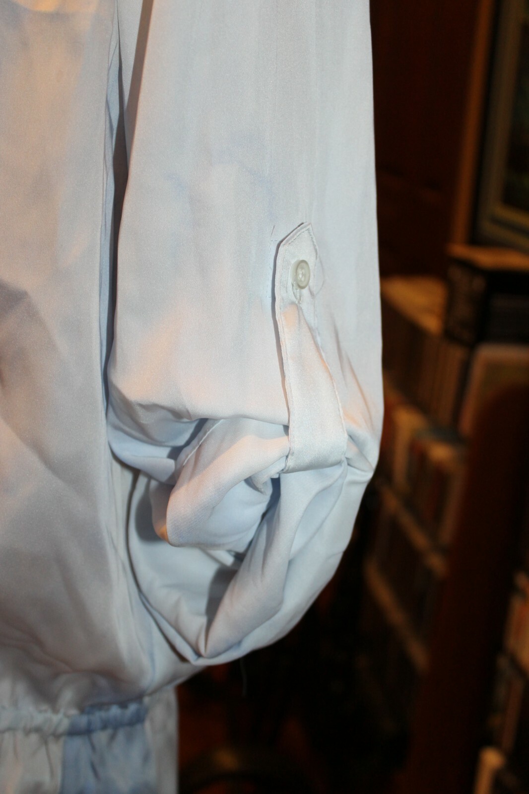 Michael Kors light blue white cloud pattern Tunic… - image 3