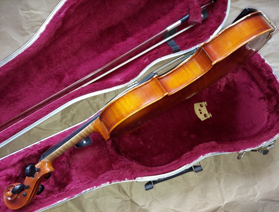 Karl Knilling 4/4 Violin W/ Case & Bow, Good Condition, Germany | eBay