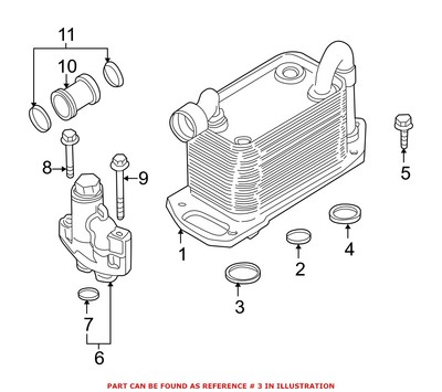 Genuine OEM Front Engine Oil Cooler O-Ring For BMW 11441406694 | eBay